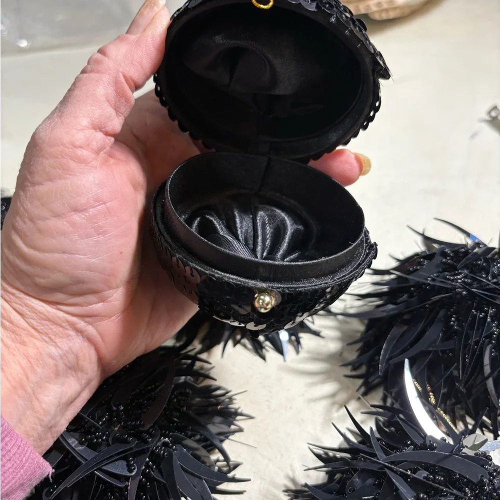 Source Unknown Black Decorative Ornaments Rare and very Unique!